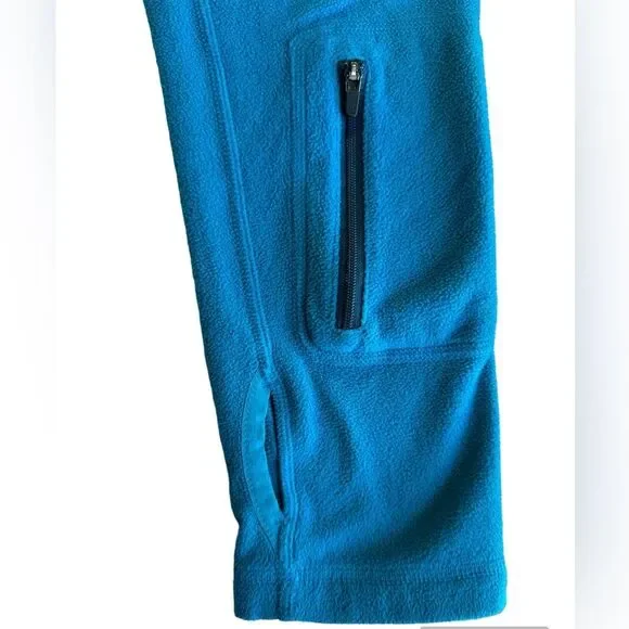 North Face Half Zip Long Sleeve Blue Fleece Pullover CLS1 Mens Size XS - Picture 2 of 8